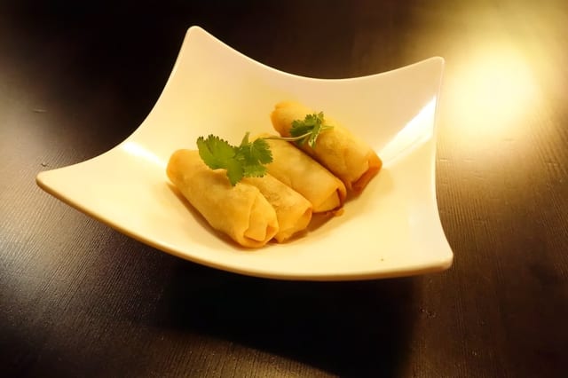 Vegetable Spring Rolls (3 Roll).